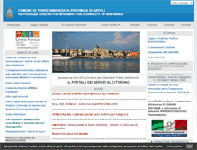 Tablet Screenshot of comune.torreannunziata.na.it